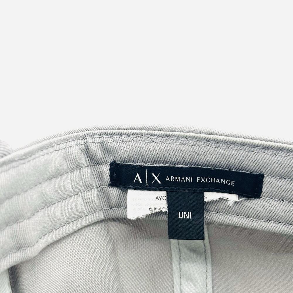 Armani Exchange A|X Logo Baseball Cap Taupe Adjustable Snapback Strap Adjustable - Picture 3 of 6